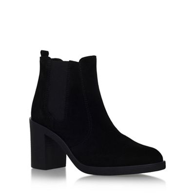 Black 'Sicily' high block heel ankle boot
